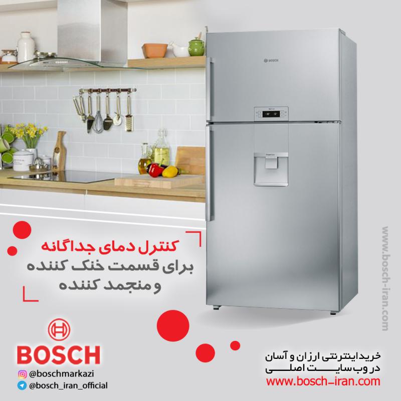 کنترل دمای جداگانه برای قسمت خنک کننده و منجمد کننده