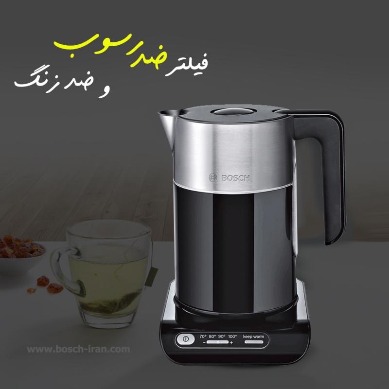 قیمت و خرید کتری برقی با کیفیت بوش - خرید کتری برقی مدل TWK8613P بوش - خرید اینترنتی کتری برقی مدل TWK8611P