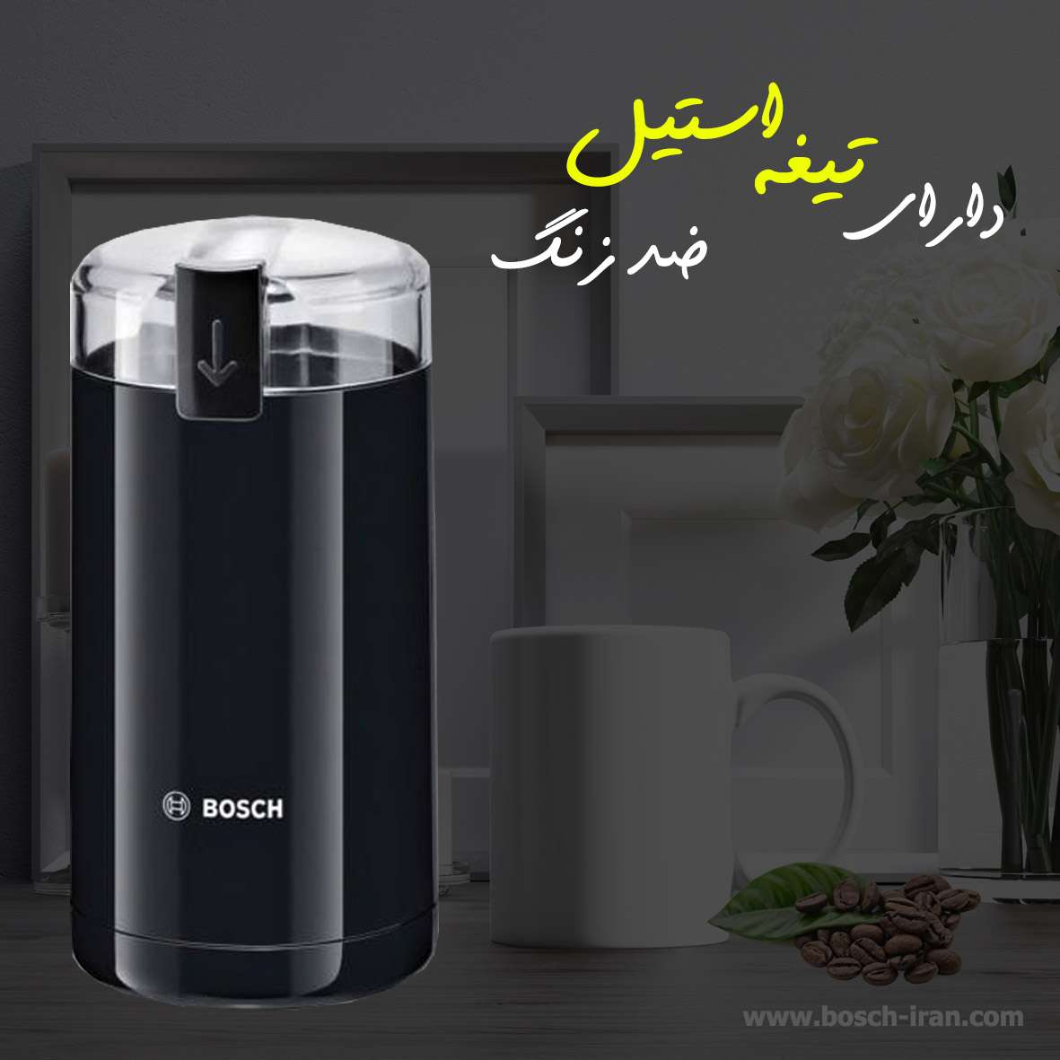 خرید آسیاب بوش مدل MKM6003 - قیمت و خرید آسیاب رنگ مشکی بوش - خرید اینترنتی آسیاب بوش